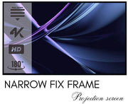 ELCOR, ezCinema Acoustically Transparent Fix frame screen 100-inch Diagonal In 16:10 Ratio, UHD/3D/4K Technology ELITE SCREEN